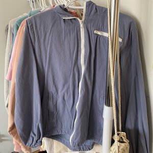 blue brandy melville zip up!